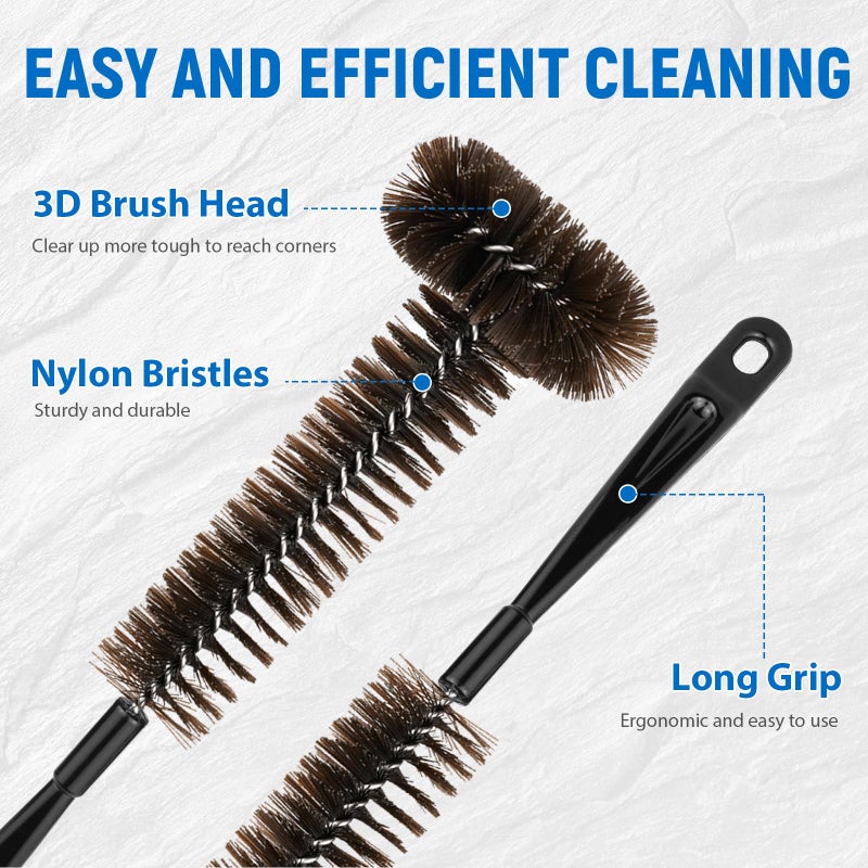 Ullnosoo Garbage Disposal Brush, Universal Cleaning Cleaner Brush with Extra Long Handle Ullnosoo Eliminates Residue and Odor 15inch - Image 5
