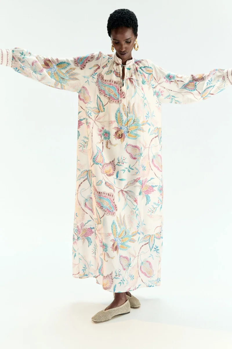 اتش اند ام فستان بقصّة فضفاضة