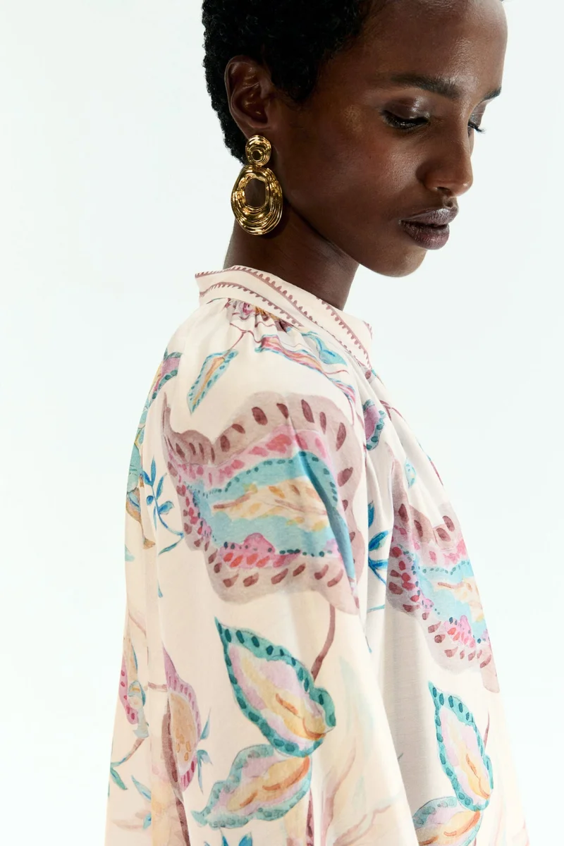 اتش اند ام فستان بقصّة فضفاضة