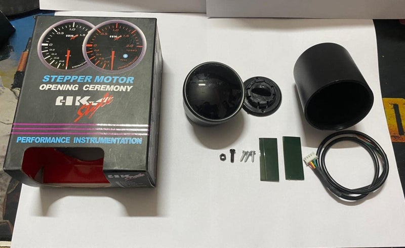 AUTO MT سلسلة عدادات HKS لوحة القيادة ضغط الزيت، درجة حرارة الزيت، توربو، فولت، فراغ، مقياس تاشو، تعزيز، درجة حرارة خارجية، نسبة الهواء إلى الوقود، مقياس درجة حرارة الماء. - Image 2