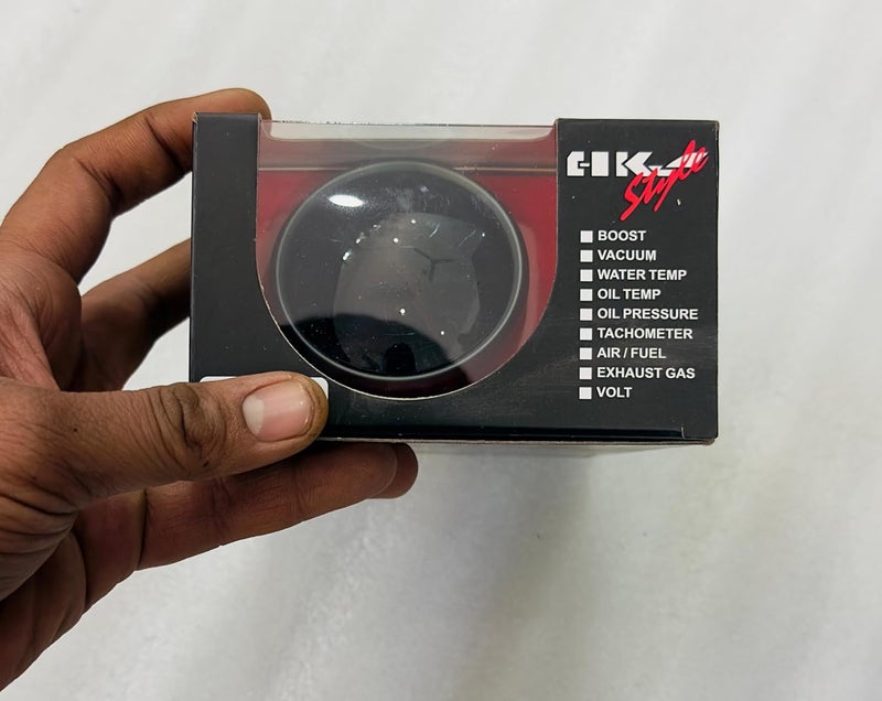 AUTO MT سلسلة عدادات HKS لوحة القيادة ضغط الزيت، درجة حرارة الزيت، توربو، فولت، فراغ، مقياس تاشو، تعزيز، درجة حرارة خارجية، نسبة الهواء إلى الوقود، مقياس درجة حرارة الماء. - Image 5
