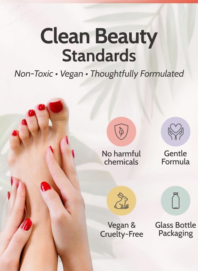 karma organic Karma Naturals Nail Polish Remover with Orange Blossom - Non Toxic, Vegan, Cruelty Free, Acetone free - Nails Strengthener for Fingernails - 4 fl. Oz. - Image 3