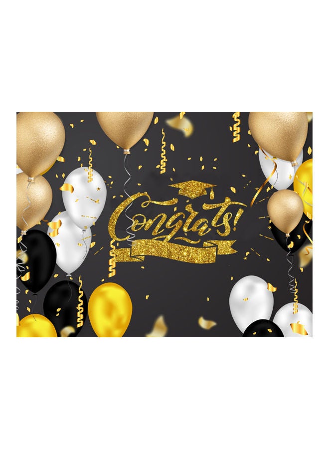 NIBEMINENT Vinyl Class Graduation Prom Photography Background Multicolour - Image 1