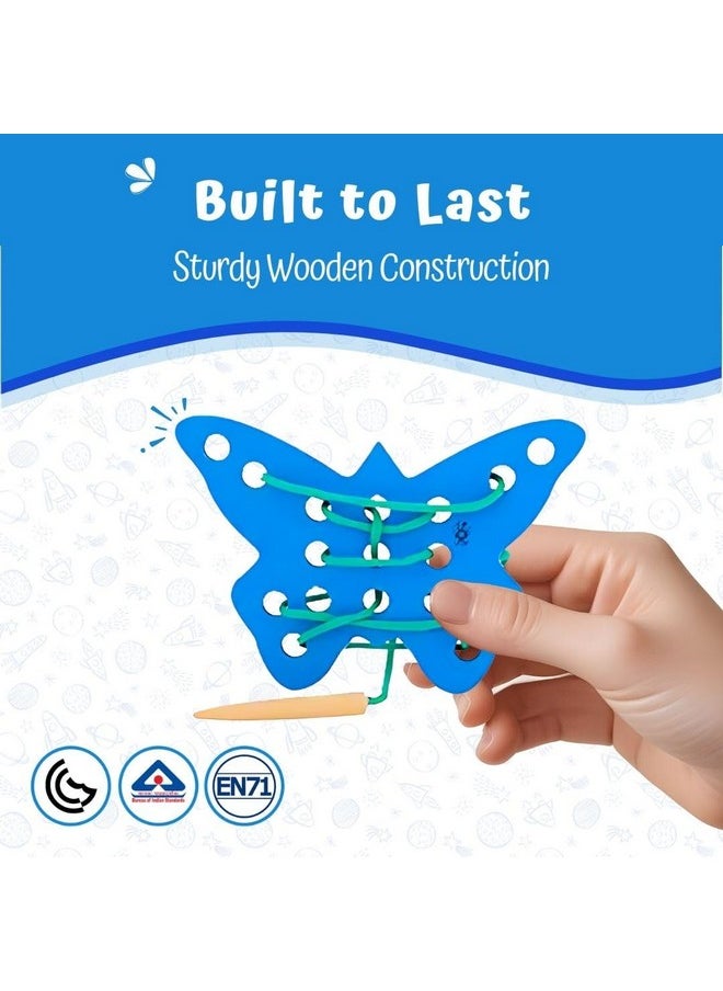 Butterfly Lacing Toy, Develops Fine Motor Skills, Eco-Friendly Natural Wood, Child-Safe, Hand-Eye Coordination Development, Hour-Long Captivating Fun - pzsku/Z841972DDEA06D2172230Z/45/_/1733730182/12b7f01b-963a-4e52-89ef-447eaff9d282