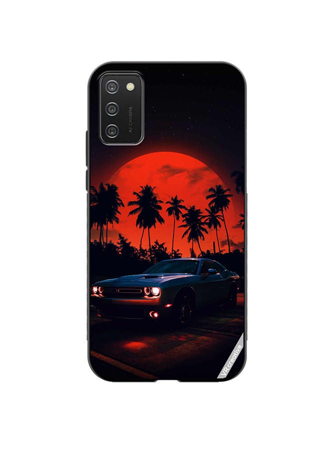 VR CREATIVE Protective Case Cover For Samsung Galaxy A02s Vint Car Design Multicolour - Image 1
