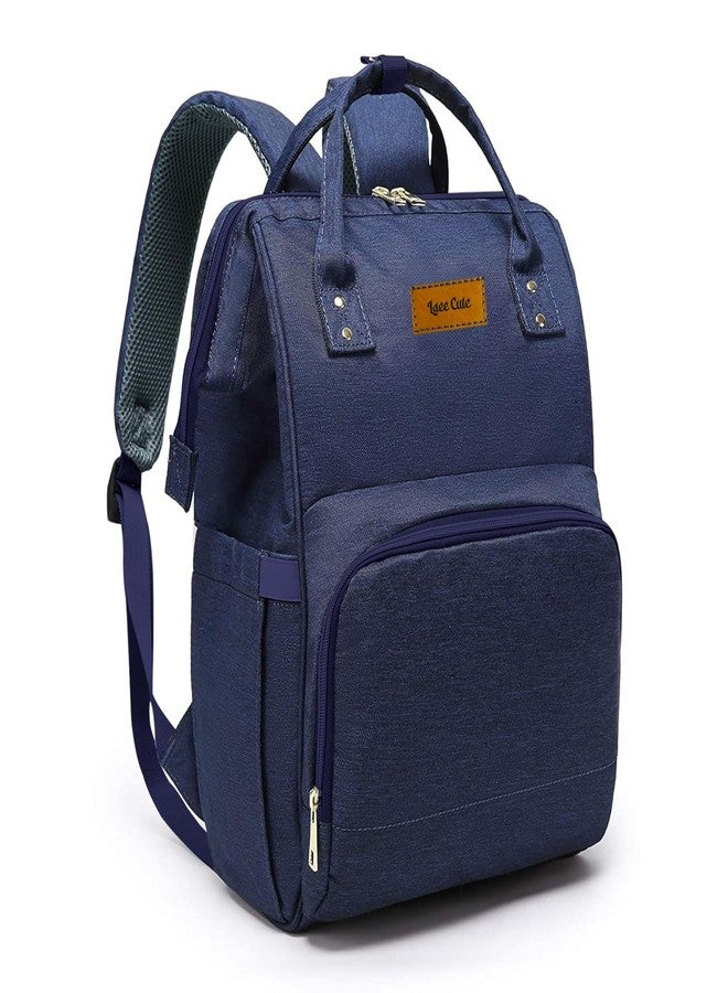 Laee cute Diaper Bag for Mothers for Travel, Maternity Bag for Newborn Baby,Multiple Pocket Water Resistant Hospital Bag for moms (blue) - Image 1