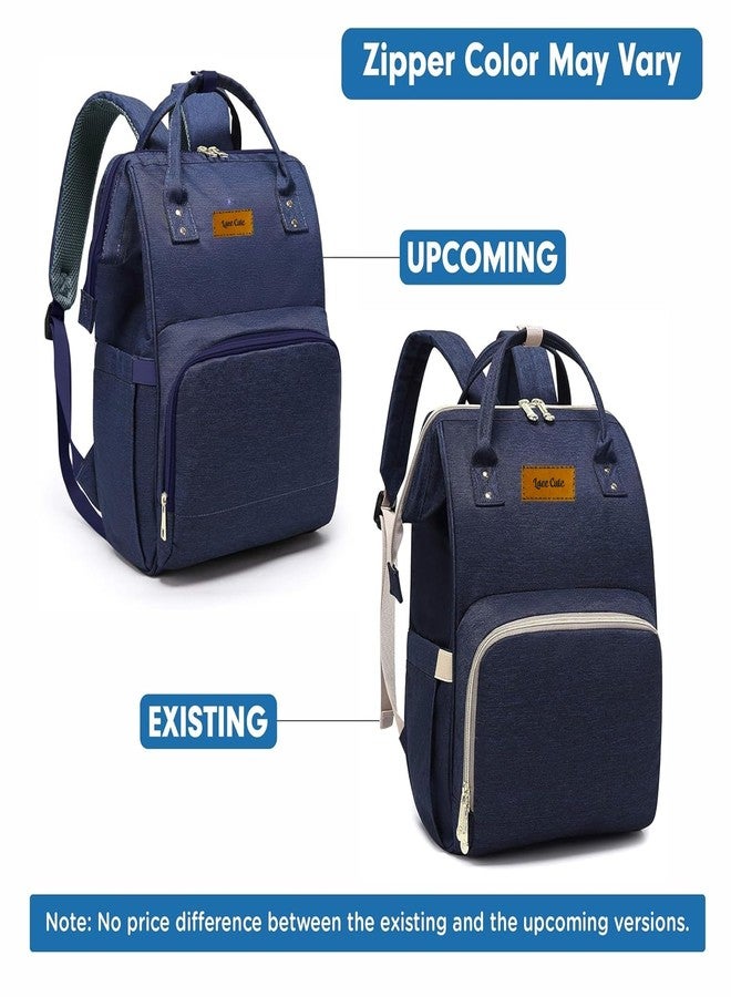 Laee cute Diaper Bag for Mothers for Travel, Maternity Bag for Newborn Baby,Multiple Pocket Water Resistant Hospital Bag for moms (blue) - Image 4