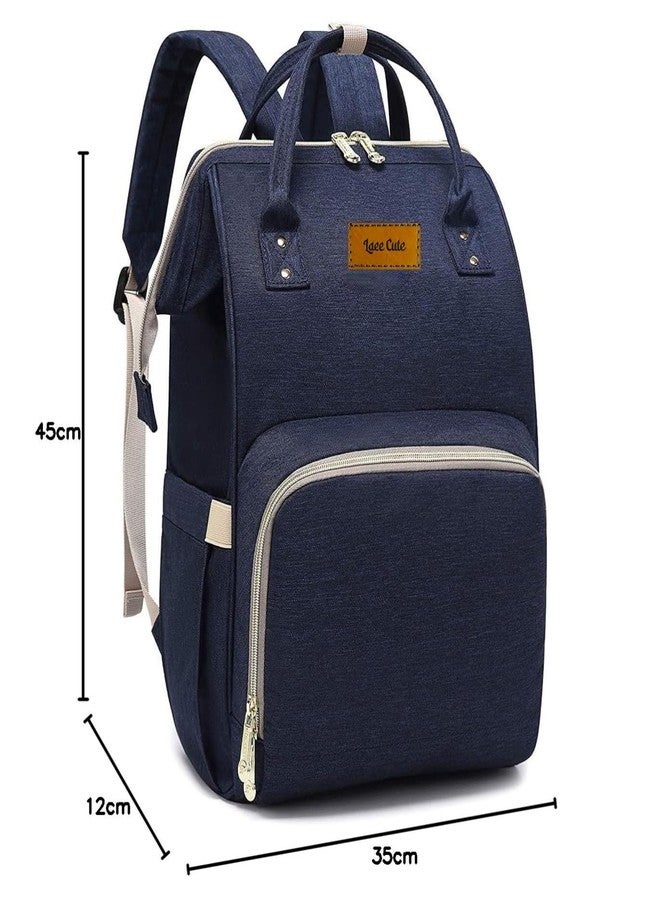 Laee cute Diaper Bag for Mothers for Travel, Maternity Bag for Newborn Baby,Multiple Pocket Water Resistant Hospital Bag for moms (blue) - Image 2