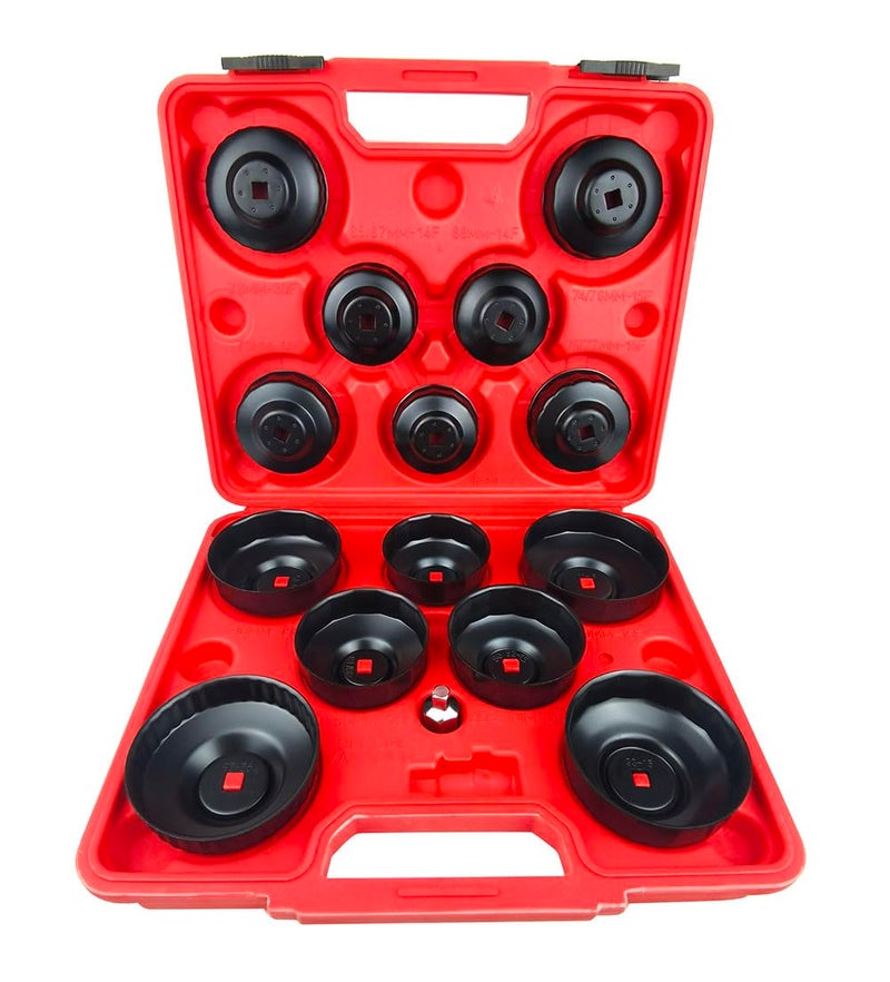 Shonee 15PCS Oil Filter Wrench Set, Filter Removal Socket Tool Kit compatible with Toyota,Lexus,&,Audi, Porsche,VW,Mazda,Land Rover,Jaguar,Dodge Ram etc. - Image 5