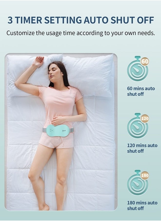 Period Heating Pad for Cramps, FSA HSA Eligible Approved, Portable Heat Pad for Menstrual Cramp Relief, Electric Cordless Heating Belt, 3 Timer Auto Off Setting, Gifts for Women Girl, Aqua - pzsku/Z8419BF8593CF8FF52BA4Z/45/_/1715601856/e88dabdf-31ea-48f5-abbd-41a2ea88ade9