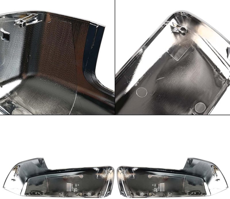 sportuli Chrome Mirror Cap Cover Trim for Chevy Silverado & GMC Sierra - Image 3