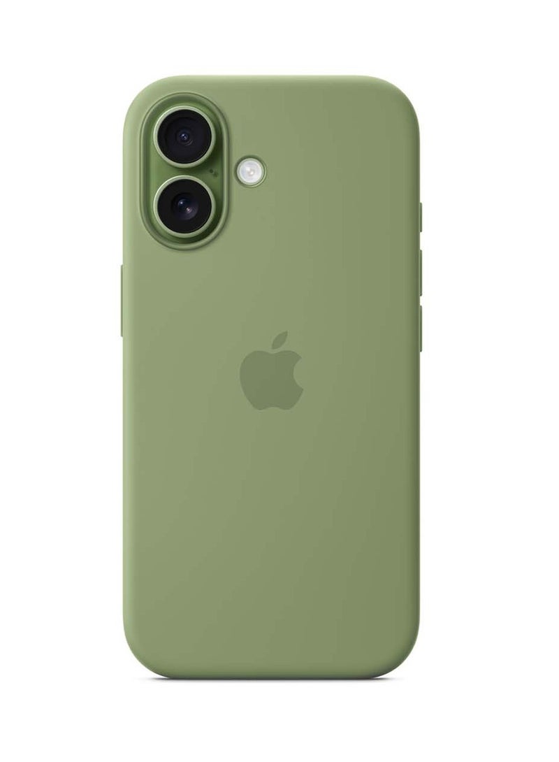 Techie Apple iPhone 17 Silicone Case with MagSafe – Light Moss - Image 1