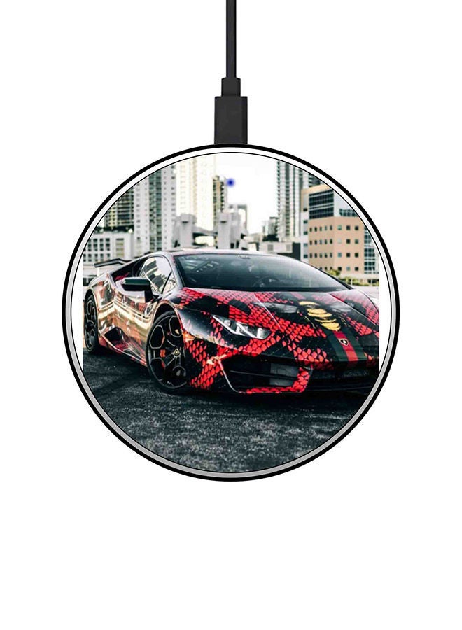 NIBEMINENT 15W Ultra Slim Fast Wireless Charger Multicolour