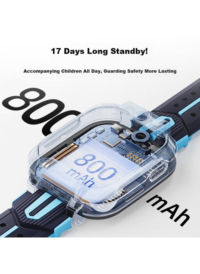 Xiaoxun Phone Watch Q2a Prochildren's Phone Watch Elementary School Student Watch Gps Positioning Long Battery Life Video Camera Boys And Girls Genius Blue Gift - Image 2