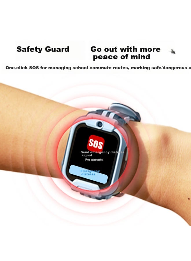 Xiaoxun Phone Watch Q2a Prochildren's Phone Watch Elementary School Student Watch Gps Positioning Long Battery Life Video Camera Boys And Girls Genius Blue Gift - Image 5
