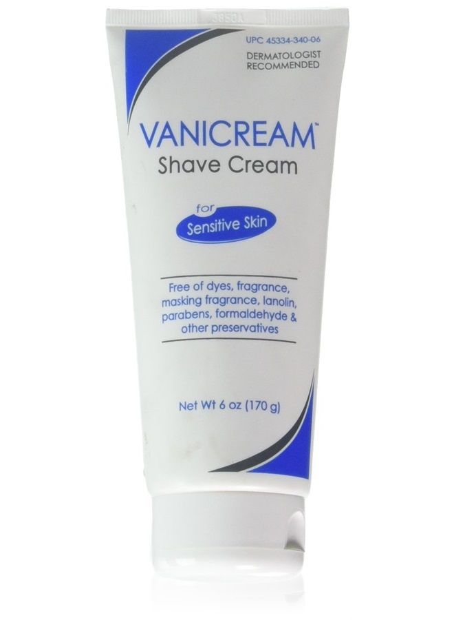 Vanicream Shave Cream For Sensitive Skin, 6 Oz (Pack of 3)