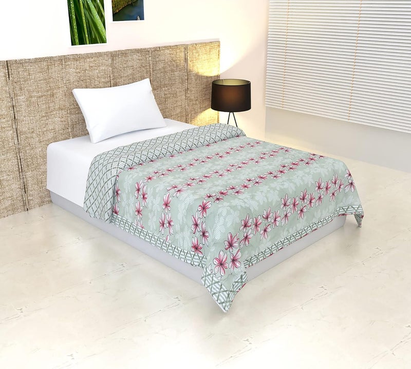 Homerz Homerz Premium Reversible Comforter with NExtGen Knitting 200 GSM Ultra Soft Fabric1 Year Brand Guarantee Opal Double 