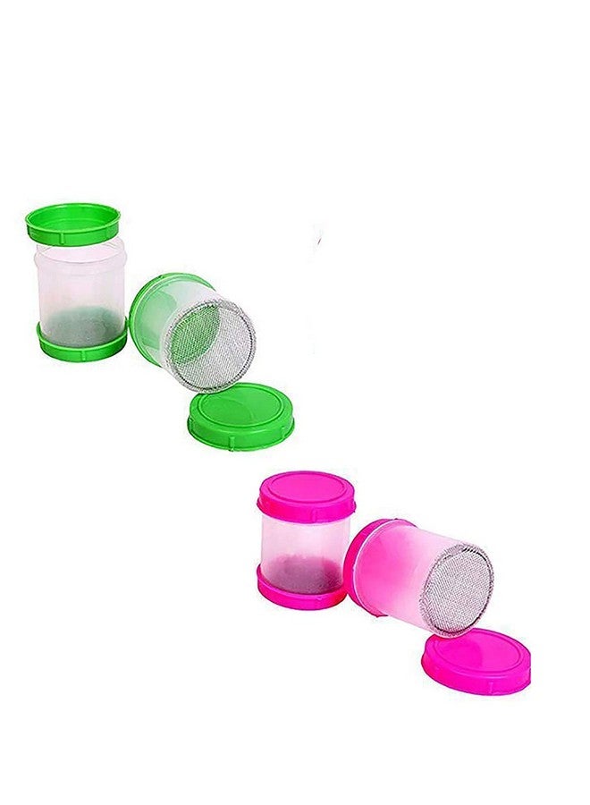 Ascension ألوان مسحوق رانغولي 10 من أسينشن 80 جرام لكل منها 2 حشوات، 3 قوالب و 3 قوالب طوابع مجموعة أدوات صنع رانغولي ألوان خزفية مسحوق لون رانغولي لنافاراتري بونغال بوجا معبد (مجموعة 1) - Image 3