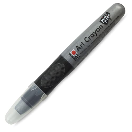 Marabu 01409003082 Creative Art Crayons Silver