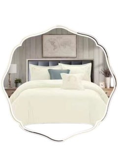 SMART HOME Embroidered two-sided quilt set, two-sided mattress, consisting of 6 pieces, quilt with 6-piece filling, 100% microfiber, quilt size 240 x 260 cm  - Image 2
