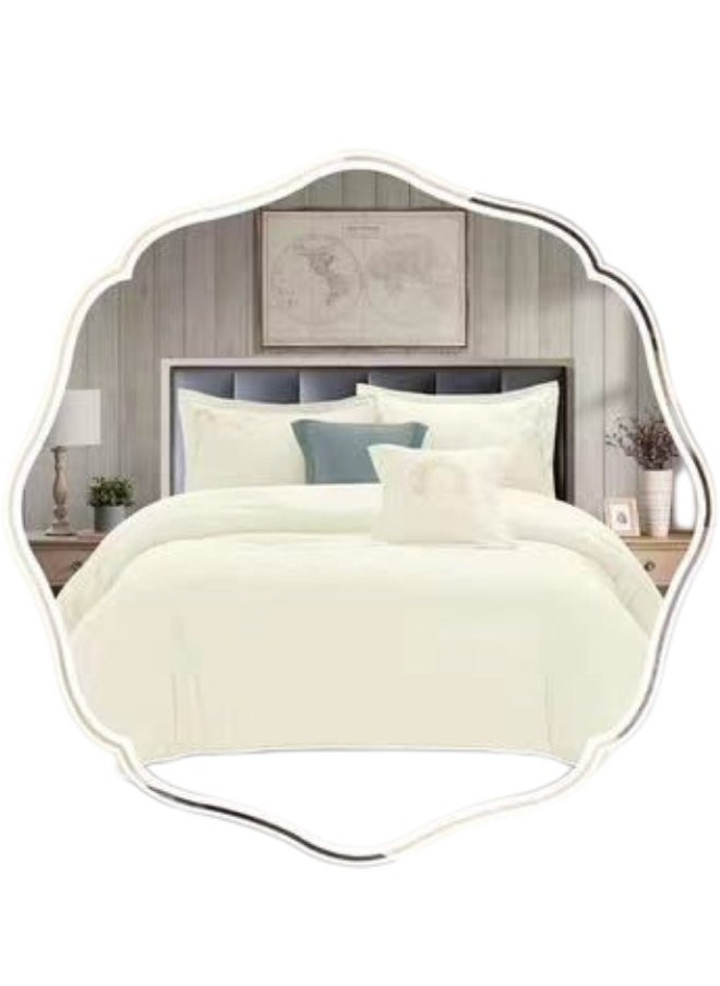 SMART HOME Embroidered two-sided quilt set, two-sided mattress, consisting of 6 pieces, quilt with 6-piece filling, 100% microfiber, quilt size 240 x 260 cm  - Image 2