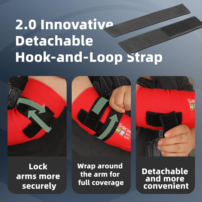 Schwer AIR-SKIN Arm Sleeves for Men & Women S906, ANSI A6 Cut Resistant Arm Protectors for High Risk Work, Non-PFAS, UPF50+ UV Protection Cooling Gardening Sleeves for Farming, Lightweight, Breathable - Image 3