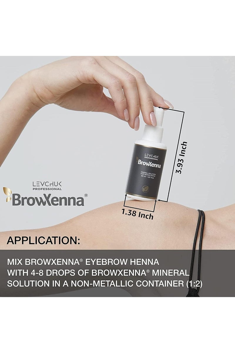 BrowXenna محلول معدني لخلط الحناء 50 مل - Image 2