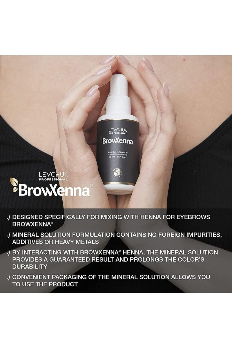 BrowXenna محلول معدني لخلط الحناء 50 مل - Image 3
