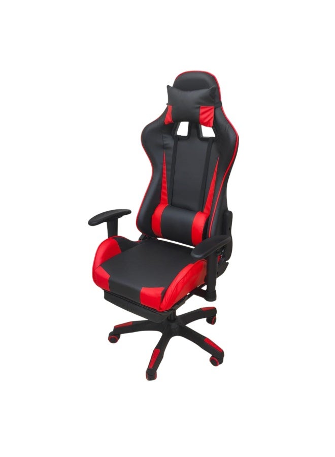 Ergonomic Gaming Chair with Retractable Footrest – High Back Reclining Racing Style Gamer Chair with Adjustable Lumbar Support, Headrest & Height Control