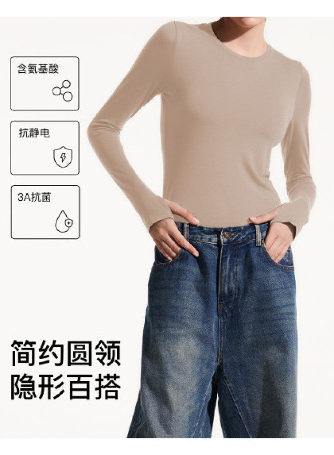 ubras Women'S Fashionable Slim-Fit Base Layer Top With Wool Blend High-Neck, Wearable Alone Or As An Underlayer - Image 1
