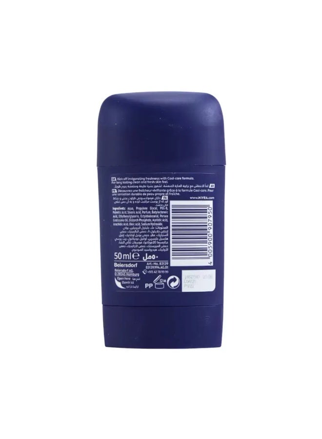 Nivea Men Cool Kick Deodorant Stick with 48 Hour Protection- 50ml - Image 2