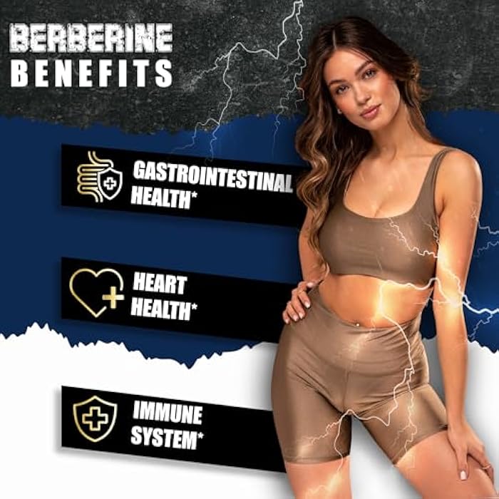 BMVINVOL 5-in-1 Berberine Supplement with Ceylon Cinnamon, Gymnema Sylvestre, Bitter Melon & Black Pepper - Supports Immune Function, Cardiovascular Heart (60 Count) - Image 5