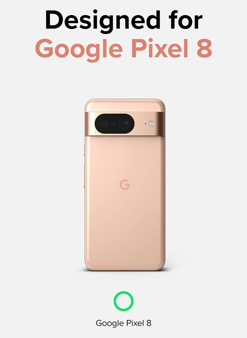 Crystal Clear Transparent Phone Case Google Pixel 8 – Slim Ulta Thin Hard TPU Shockproof Cover, Anti-Yellowing Crystal Clear Protective Back Case with Camera Protection - Image 2
