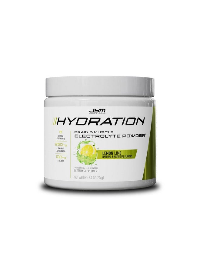 جيم سابلامنتس ساينس مسحوق الليمون والليمون من JYM Hydration، إلكتروليتات الأداء، البوتاسيوم، الصوديوم، المغنيسيوم، للرجال والنساء، الثيانين، أشواغاندا، الثيانين، 40 وجبة  - Image 1