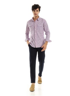 Andora Soft Pink Buttoned Shirt with Pockets  - Image 1