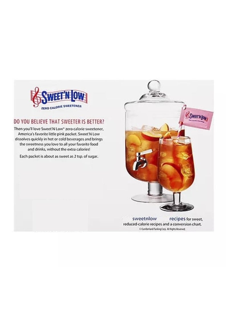 SWEET'N LOW Low Calorie Sweetener 250 Packets - Image 3