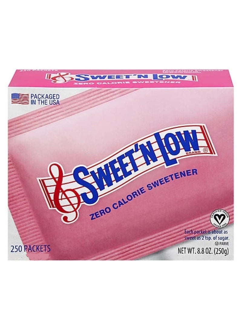 SWEET'N LOW Low Calorie Sweetener 250 Packets - Image 1