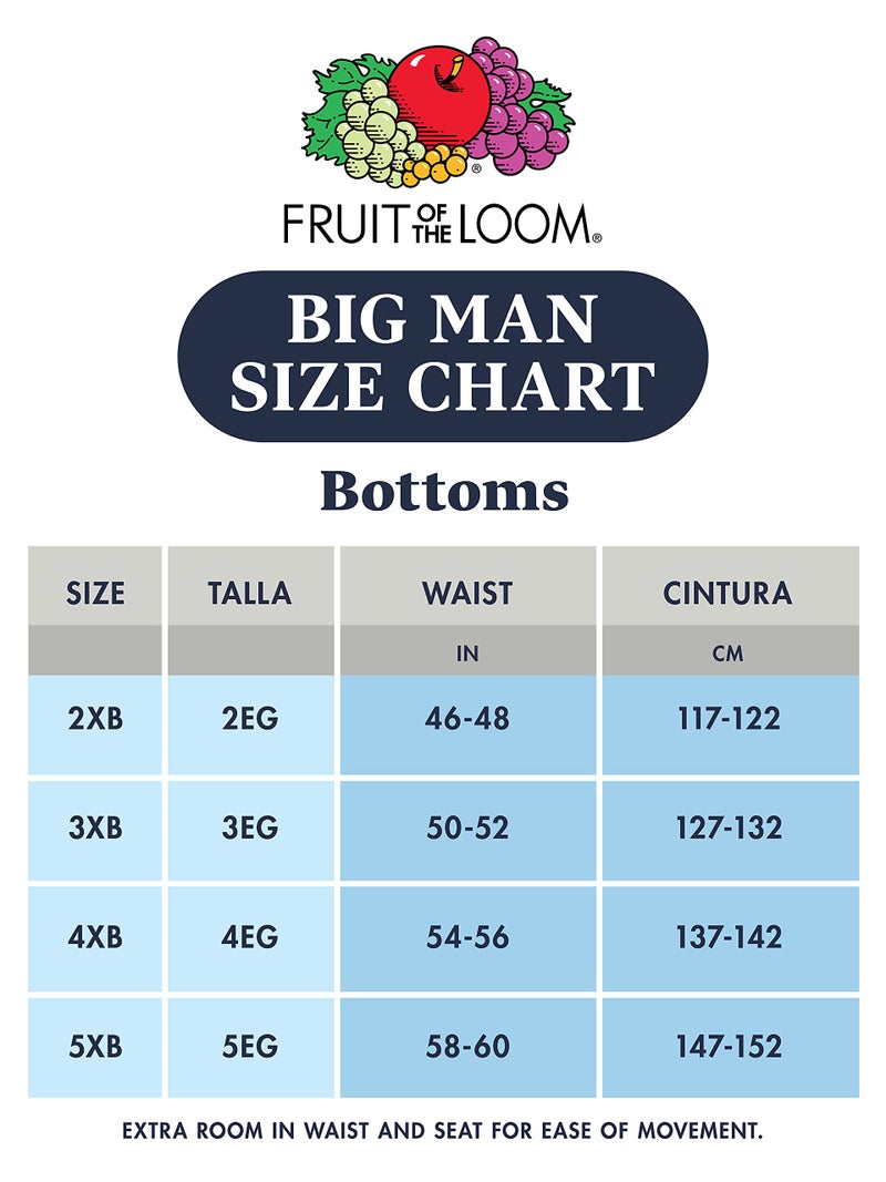 Fruit of the Loom mens Coolzone (Assorted Colors) Boxer Briefs, Big Man - 7 Pack Black, 4X-Large US - Image 3