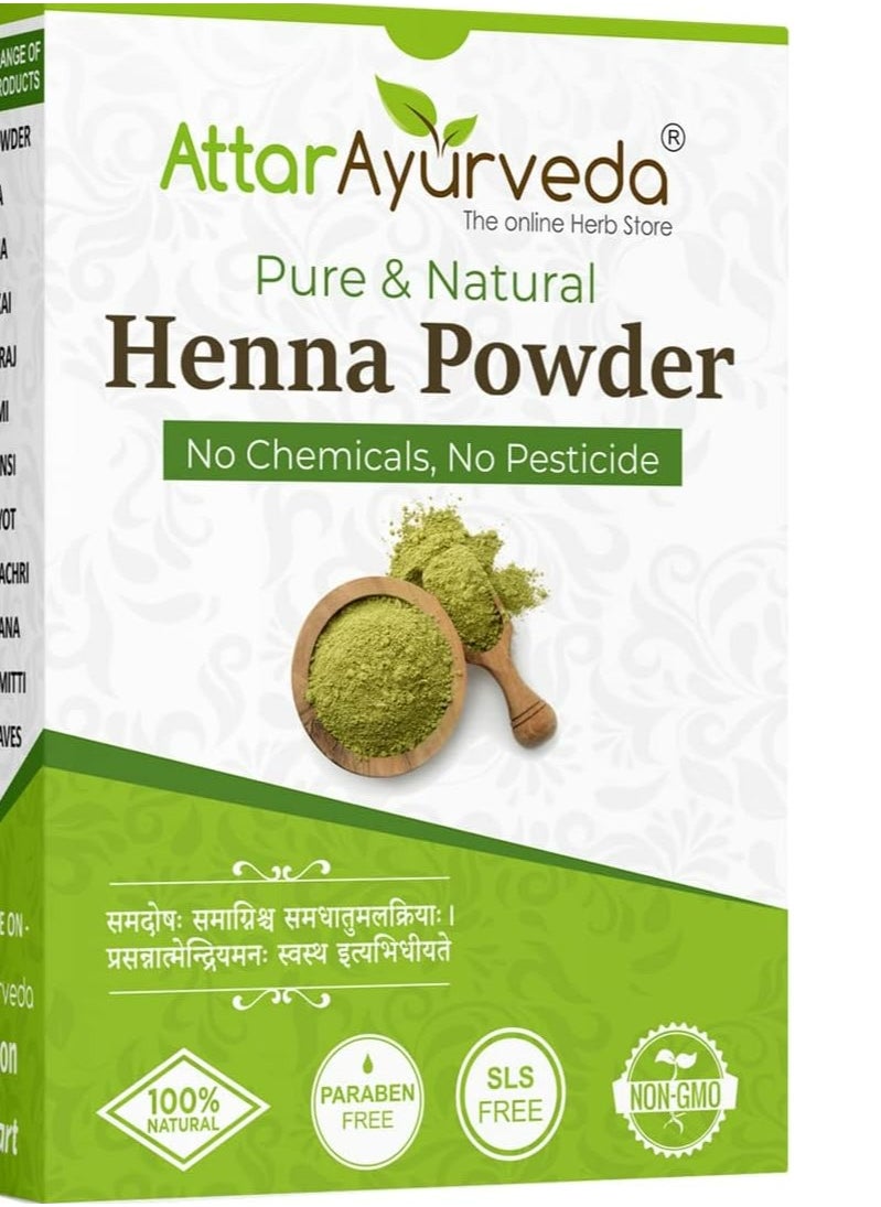 Attar Ayurveda Natural Henna Powder for Hair Color and Growth, Reduce Hair Fall 100% Natural No Added Preservative No Chemical Dye Added - pzsku/Z841AC33BC546AFB2B792Z/45/_/1732983548/796d29e5-f0fb-4bc7-9eb6-b8f45e268283