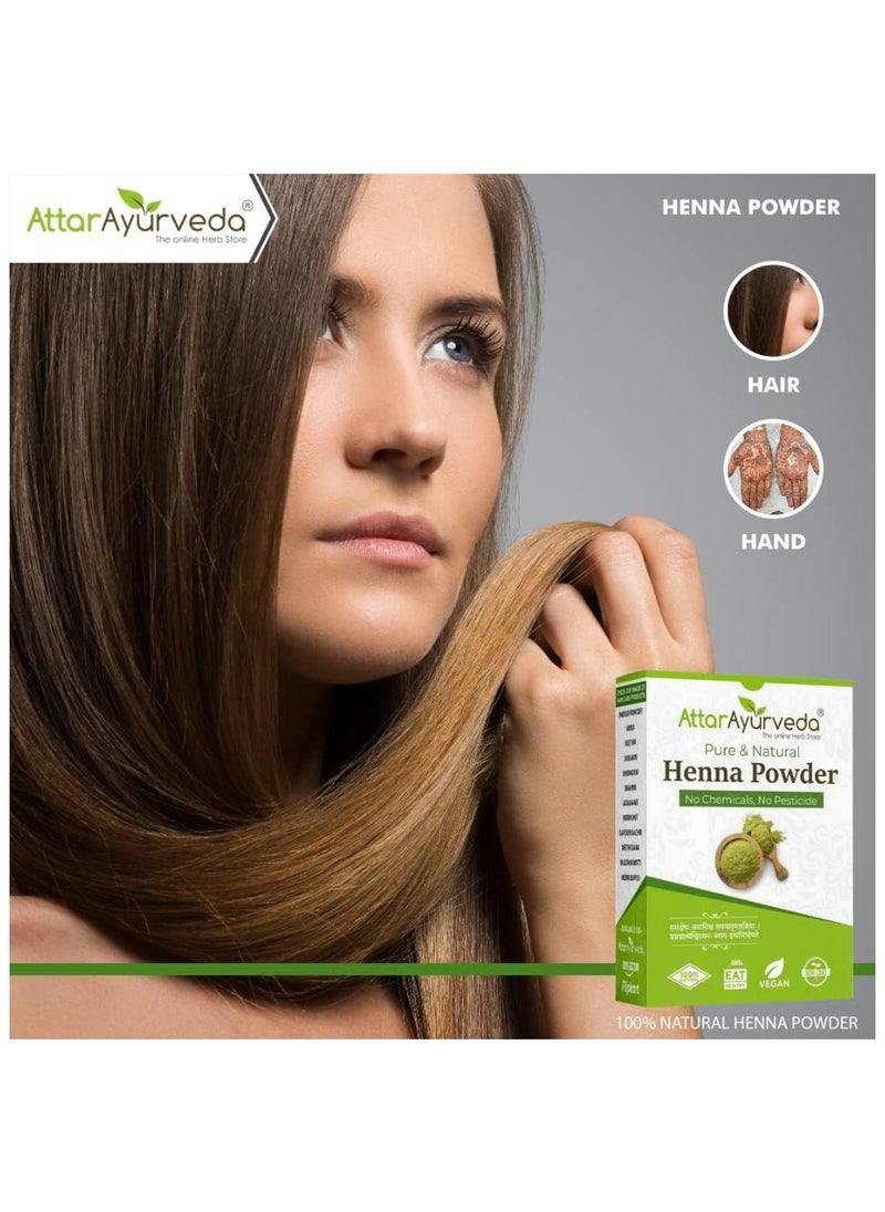 Attar Ayurveda Natural Henna Powder for Hair Color and Growth, Reduce Hair Fall 100% Natural No Added Preservative No Chemical Dye Added - pzsku/Z841AC33BC546AFB2B792Z/45/_/1732983558/1dbbef09-6f30-495f-affd-2970ee816a63