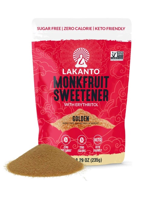 Monkfruit Sweetener with Erythritol, Golden, 8.29 oz (235