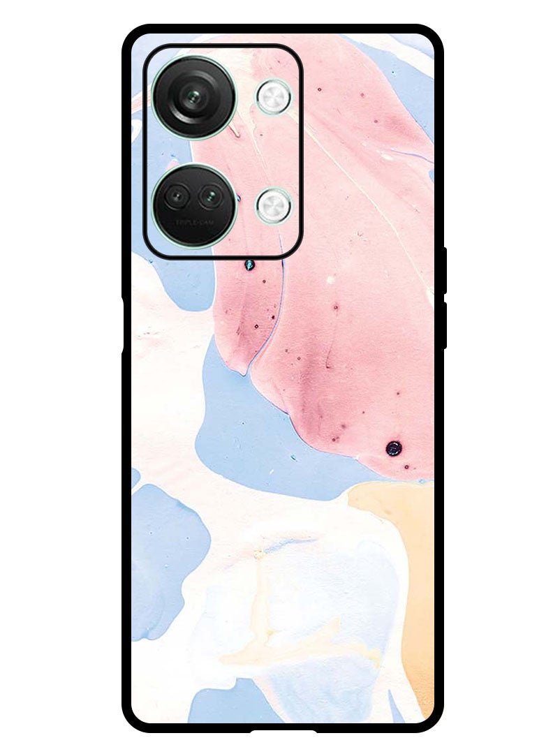 Theodor Protective Case Anti Scratch Shock Proof Bumper Cover For OnePlus Nord 3 Light Pink Flower Texture - Image 1