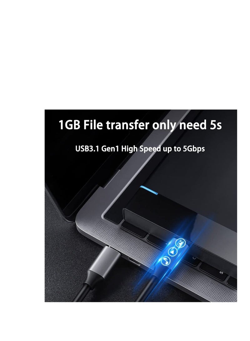 Terabyte 60W USB C to USB C Cable 2M, PD 3.0 3A Fast Charging Cord Type C Cable for iPhone 15/16 Series, MacBook Pro, iPad Pro, Samsung Galaxy S24/S23/ultra/Z Fold/Z Flip, Google Pixel 7,PS5,Switch - Image 3