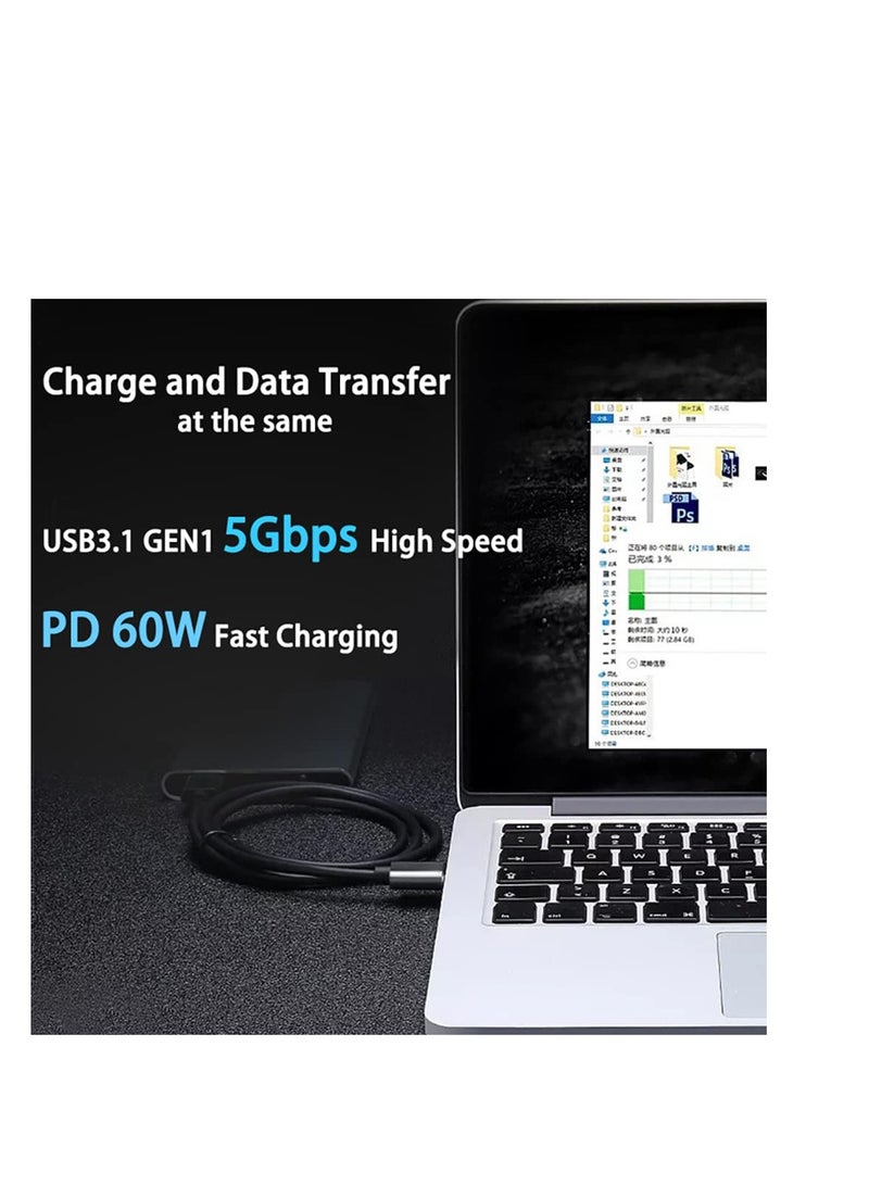 Terabyte 60W USB C to USB C Cable 2M, PD 3.0 3A Fast Charging Cord Type C Cable for iPhone 15/16 Series, MacBook Pro, iPad Pro, Samsung Galaxy S24/S23/ultra/Z Fold/Z Flip, Google Pixel 7,PS5,Switch - Image 4