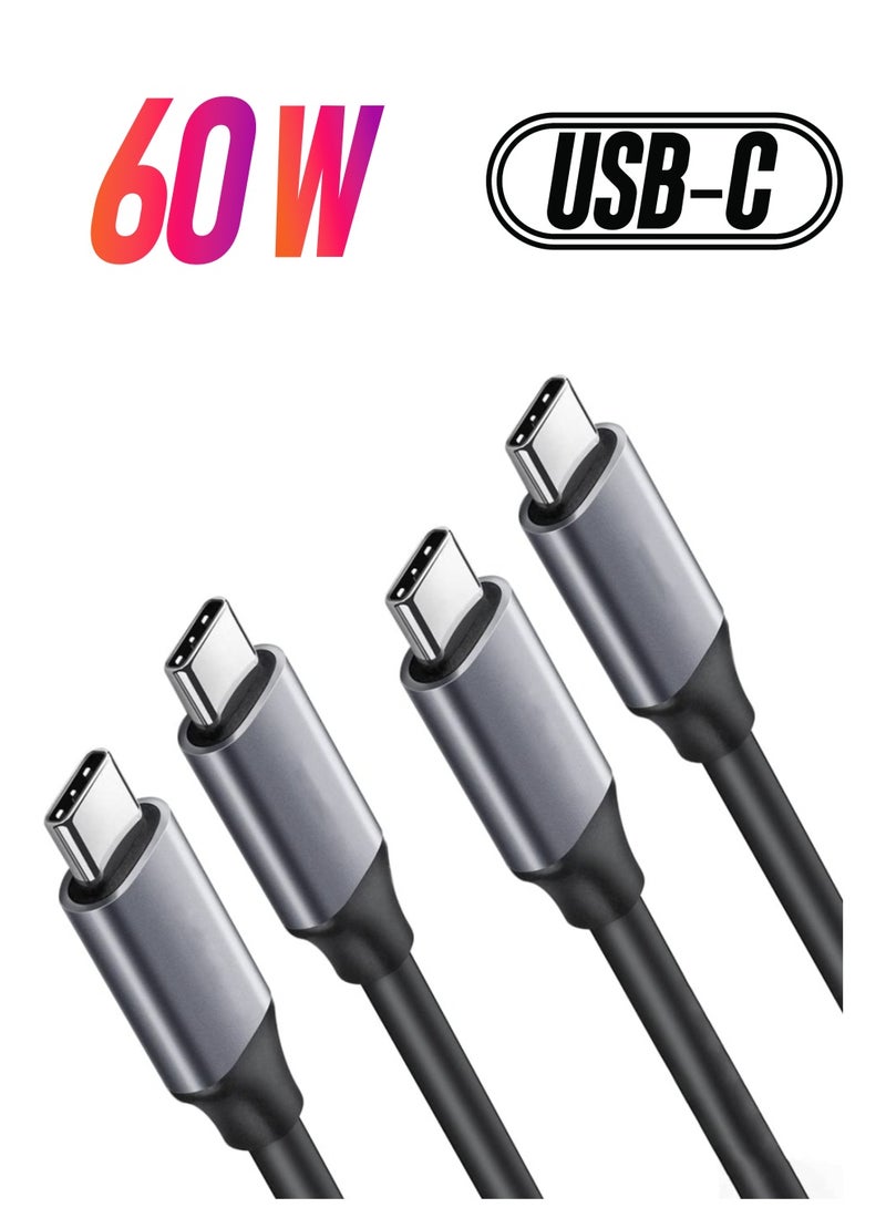 Terabyte 60W USB C to USB C Cable 2M, PD 3.0 3A Fast Charging Cord Type C Cable for iPhone 15/16 Series, MacBook Pro, iPad Pro, Samsung Galaxy S24/S23/ultra/Z Fold/Z Flip, Google Pixel 7,PS5,Switch - Image 1