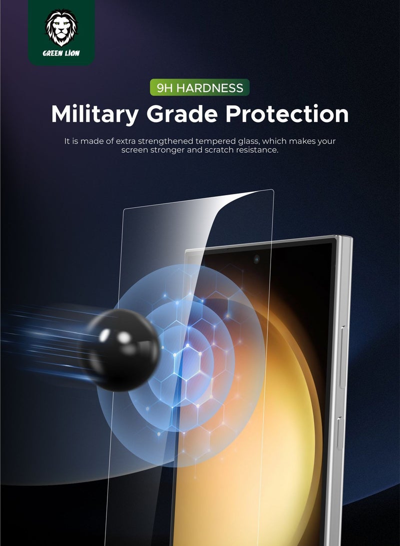 GREEN LION S24 Ultra 3D UV Glass High Definition Tempered Glass - Clear - Image 2