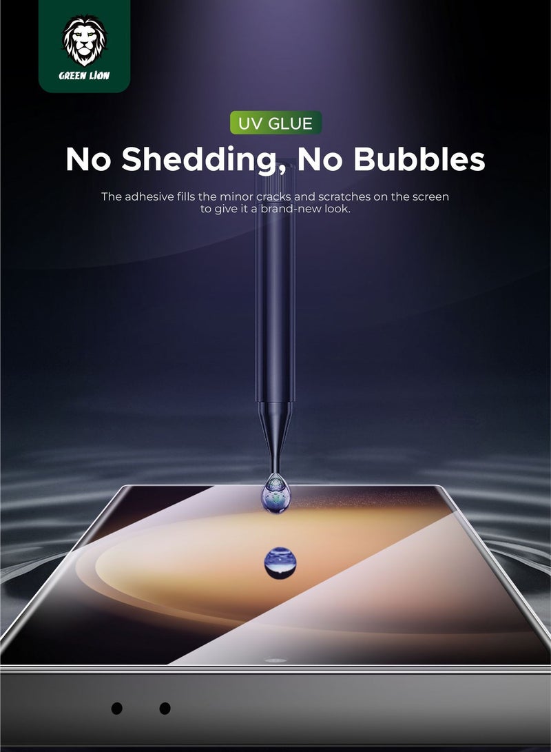 GREEN LION S24 Ultra 3D UV Glass High Definition Tempered Glass - Clear - Image 3