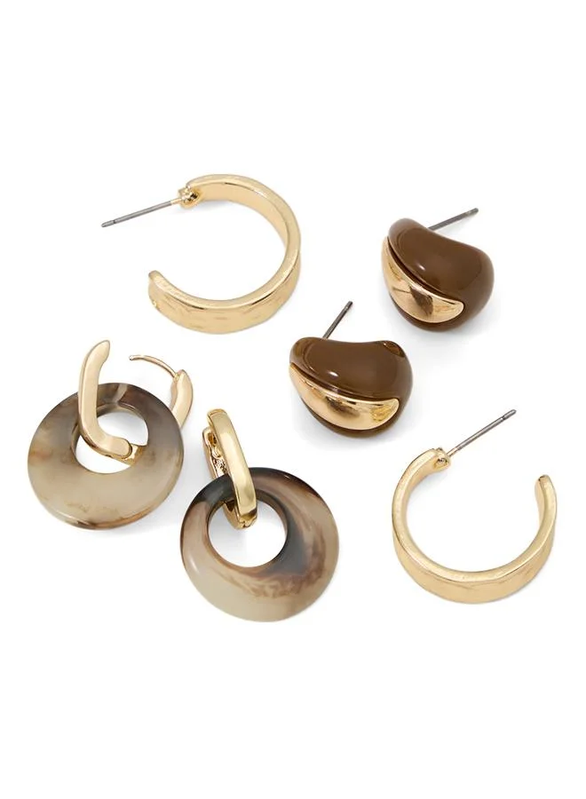 Novela Ladies Brown Earrings