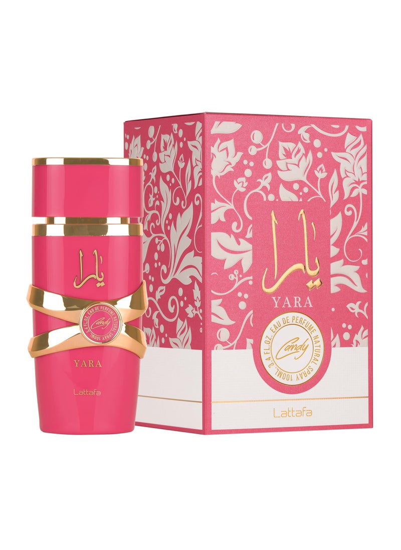 Lattafa Yara Candy perfume for women by Lattafa Eau de Parfum 100 ml  - Image 1