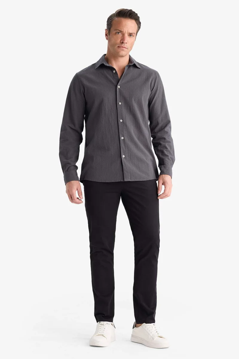 Defacto  Slim Fit Super Skinny Leg Chino Pants for Men | Best Price UAE